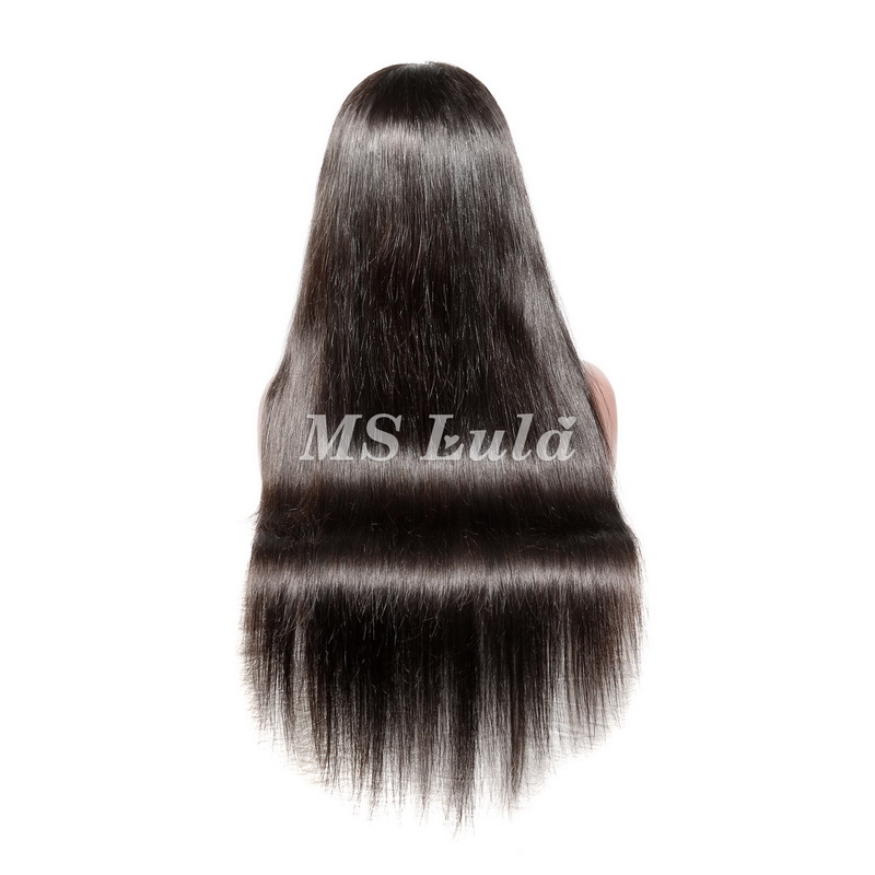 Straight 4x4 5x5 6x6 7x7 Transparent Closure Wig - 图片 5
